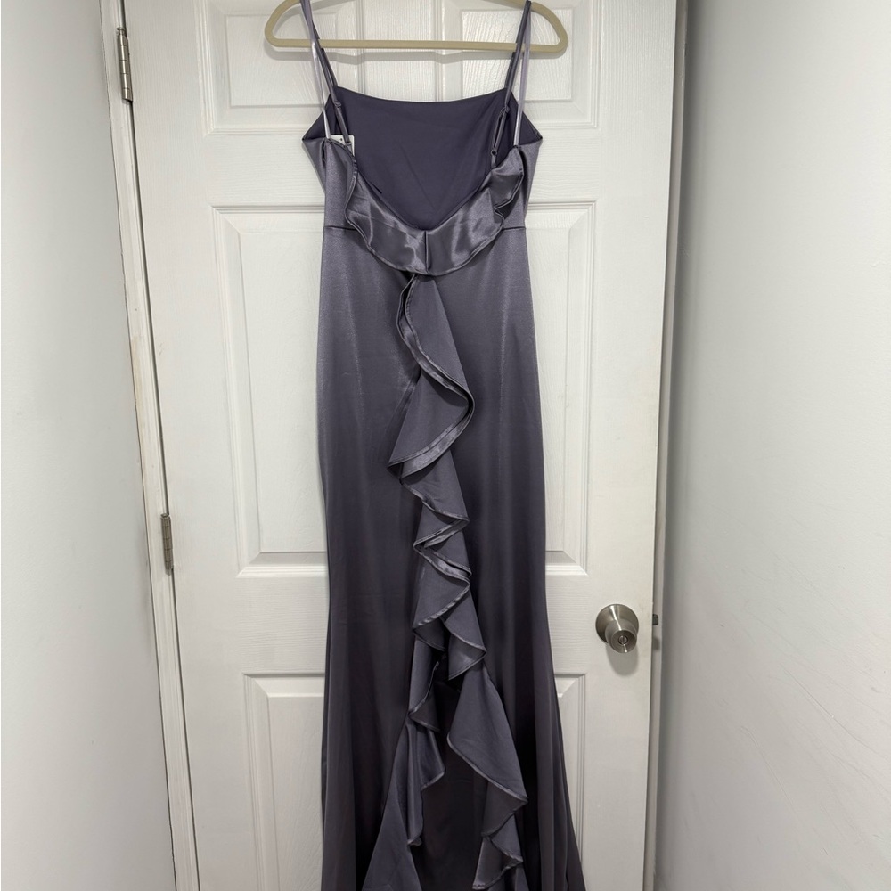 Windsor Lavender Slate Satin Dress